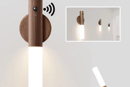 LED USB Night Light Magnetic Wall Lamp Kitchen Cabinet Closet Light Home Staircase Bedroom Table Move Lamp Bedside Lighting