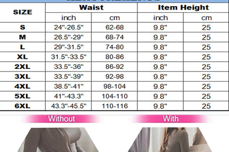 Women Ultra Firm Control Shapewear Waist Trainer Body Shaper Fat Burner Fitness Workout Weight Loss Cincher Corset plus Size